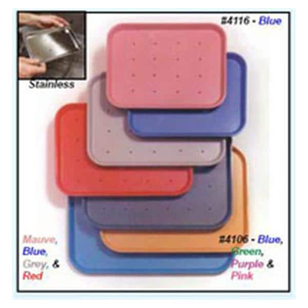 Pro-Tech Instrument Tray Lightweight 10x13x4" Plastic Autoclavable Reusable Ea