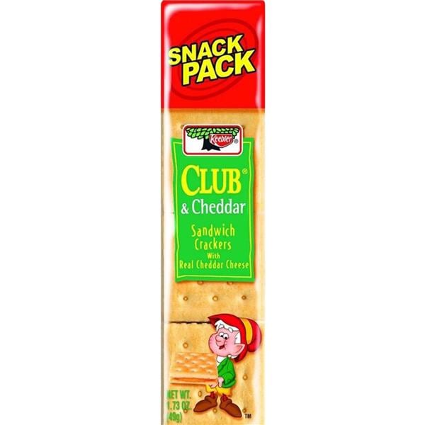 Keebler Club & Cheddar Sandwich Crackers 1.8 Oz 12/Bx