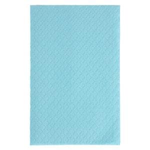 TIDI Ultimate Diamond Towel Bib 3 Ply T/P 13 in x 18 in Blu Disposable 500/Ca