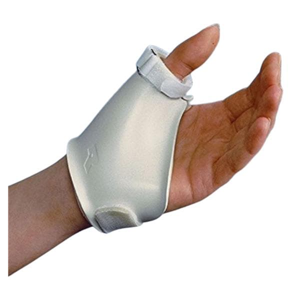 Rolyan Light Spica Splint Wrist/Thumb Size Large Polyform 4" and Up Right