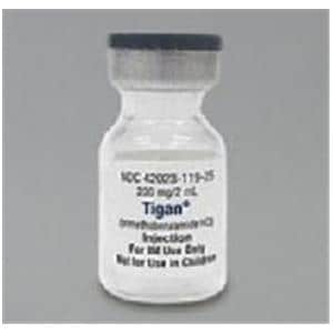 Tigan Injection 100mg/mL SDV 2mL 25/Package