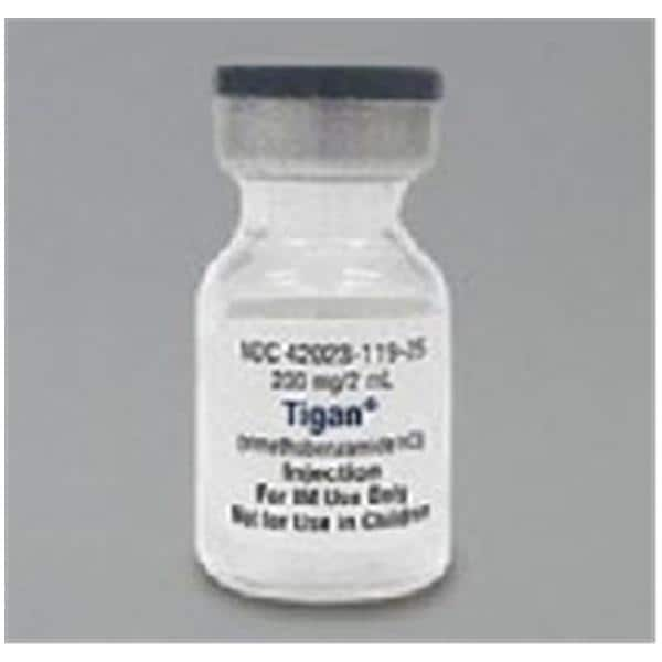 Tigan Injection 100mg/mL SDV 2mL 25/Pk