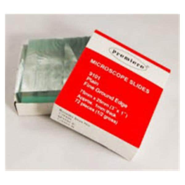 Premiere Frosted Microscope Slide 3x1" Assorted Colors 1440/Ca