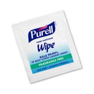 Wipes Sanitizing Purell 62% Ethyl Alcohol 4000/Ca