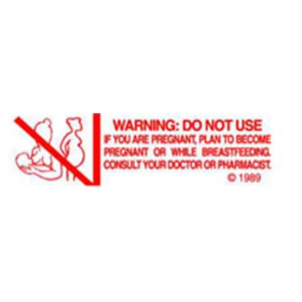 Communication Label Paper Do Not Use if Pregnant 1000/Bx