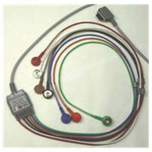 AHA Wire Lead New For ECG/Telemetry SEER Light 7 Lead Ea