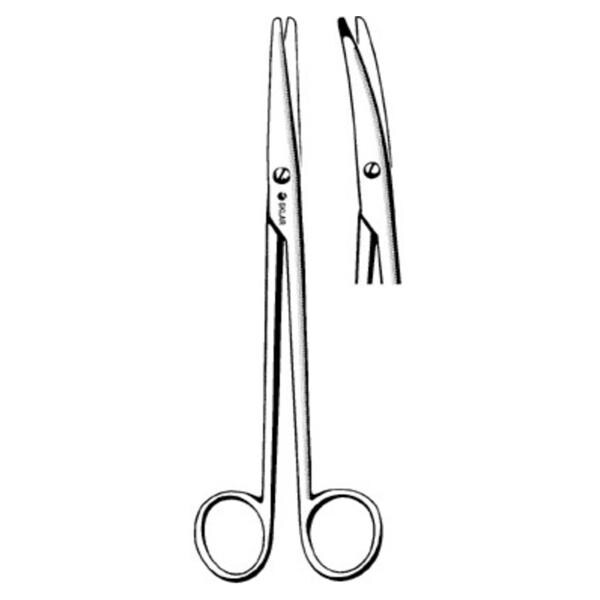 Mayo-Stille Dissecting Scissors Curved 6-3/4" Stainless Steel NS Rsbl Ea