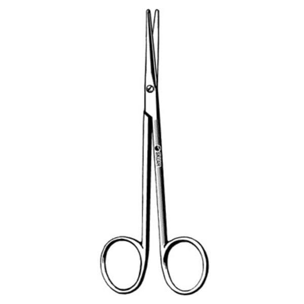 Metzenbaum-Lahey Dissecting Scissors Straight 4-1/2" Stainless Steel NS Rsbl Ea