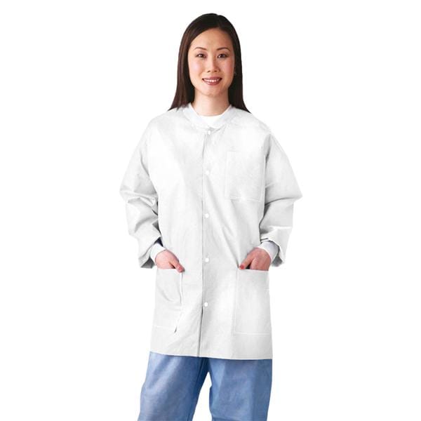 Lab Jacket SMS Medium White 30/Ca