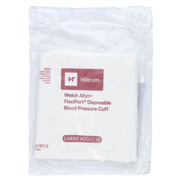 FlexiPort Blood Pressure Cuff Size 12 Wht/Burg LF 20/Pk