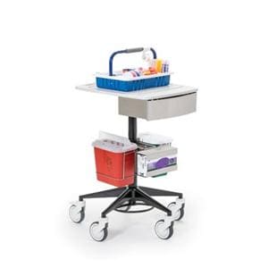 Go-Cart Phlebotomy Workstation 18.5x22.5x29-45" Ea