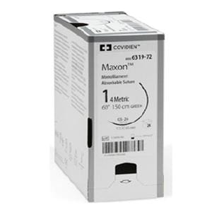 Maxon Suture 3-0 30" Polyglyconate Copolymer Monofilament P-12 Clear 36/Ca