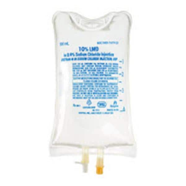 LMD in 5% Dextrose Injection 10% Bag 500mL 12/Package