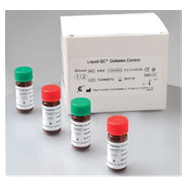 Liquid QC Diabetes Level 1-2 Control 2x.5mL For Analyzer Ea