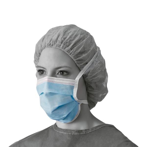 Medlite Tie On Mask Not ASTM Rated Blue 50x6/Ca