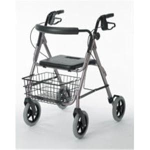 Guardian Deluxe Rollator 300lb Capacity Adult 8" Wheels