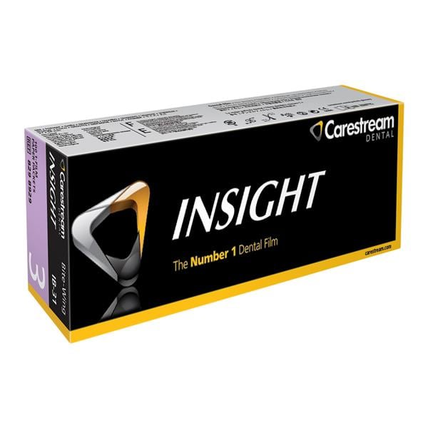 Insight Intraoral Dental Film IB-31 3 F Speed 100/Bx