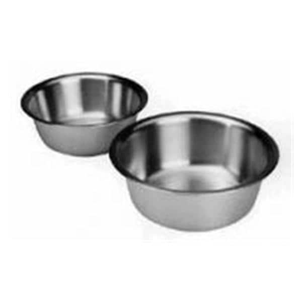 Solution Basin Round Stainless Steel Silver 7qt