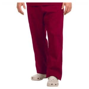 Scrub Pant 1 Pocket Medium Sangria Unisex Ea