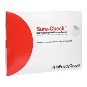 Sure-Check Sterilization Pouch Self Seal 12 in X 15 in 100/Bx