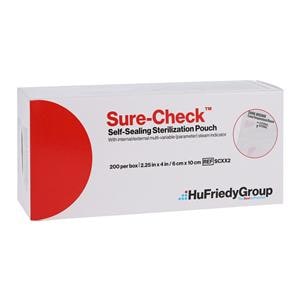 Sure-Check Sterilization Pouch 2.25 in x 4 in 200/Bx, 20 BX/CA