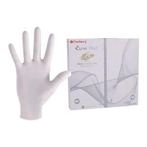 Curve Nitrile Exam Gloves Pro White Non-Sterile