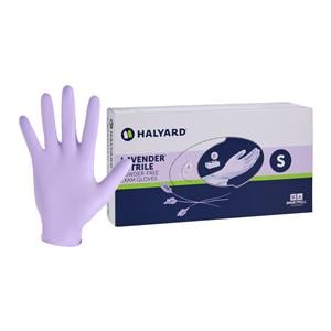 Lavender Nitrile Nitrile Exam Gloves Small Lavender Non-Sterile, 10 BX/CA