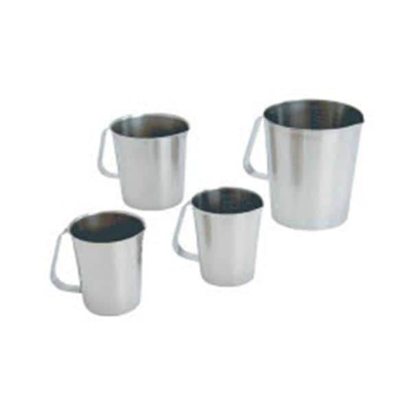 Lab Container Stainless Steel 2000mL Ea