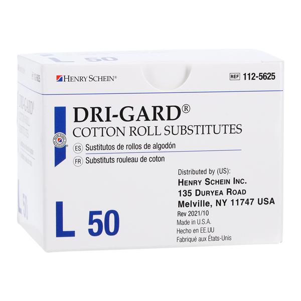 Dri-Gard Cotton Roll Substitute White Large 50/Bx