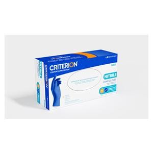 Criterion N200 Nitrile Exam Gloves X-Large Standard Blue Non-Sterile