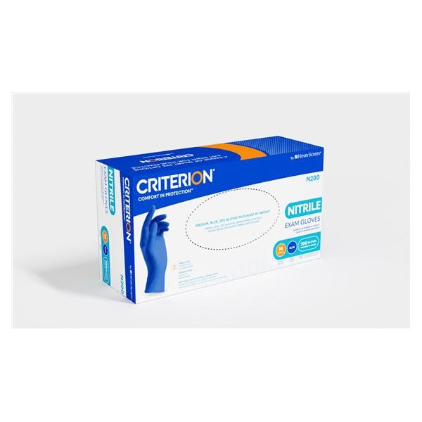 Criterion N200 Nitrile Exam Gloves X-Large Standard Blue Non-Sterile