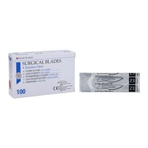 Blade Surgical #23 Stainless Steel Sterile 100/Bx