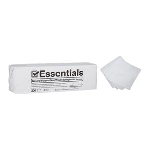 Essentials Rayon/Poly Blend Non-Woven Sponge 2x2" 4 Ply Non-Sterile