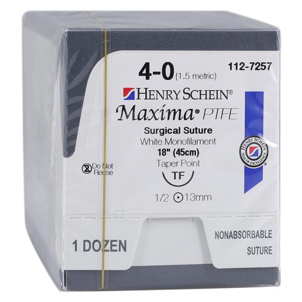 MAXIMA HSI Suture 4-0 18" Polytetrafluoroethylene TF Violet 12/Bx