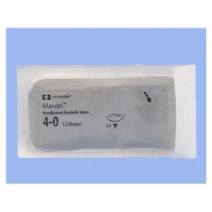 Maxon Suture 4-0 30" Polyglyconate Copolymer Monofilament P-12 Clear 36/Ca