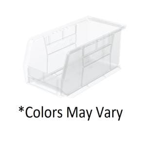 AkroBins Storage Bin Clear Polymer With Label Holder 10-7/8x5-1/2x5" 12/Ca