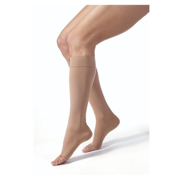 Relief Compression Socks Knee High Large Beige