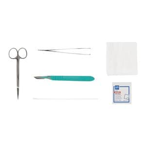 Debridement Tray Iris Straight Scissors