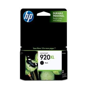 HP 920XL Black Original Ink Cartridge (CD975AN) Ea