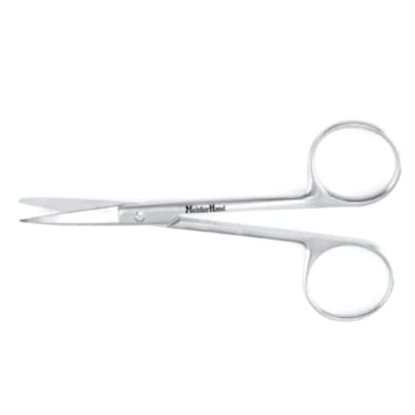 Meister-Hand Iris Scissors Straight 4" Stainless Steel Autoclavable Ea