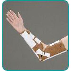 Immobilization Splint Elbow Size Medium Leatherette 12.5" Forearm Universal