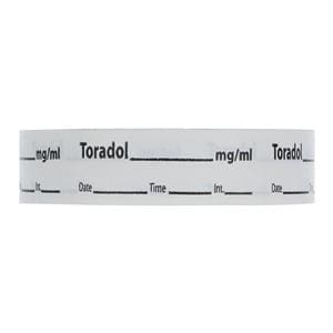 Anesthesia Tape DTI Toradol mg/ml White 1/2x500" 1/Rl