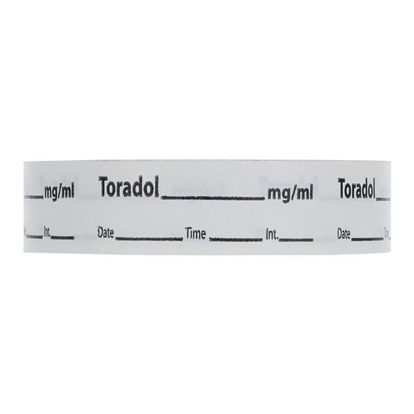 Anesthesia Tape DTI Toradol mg/ml White 1/2x500" 1/Rl