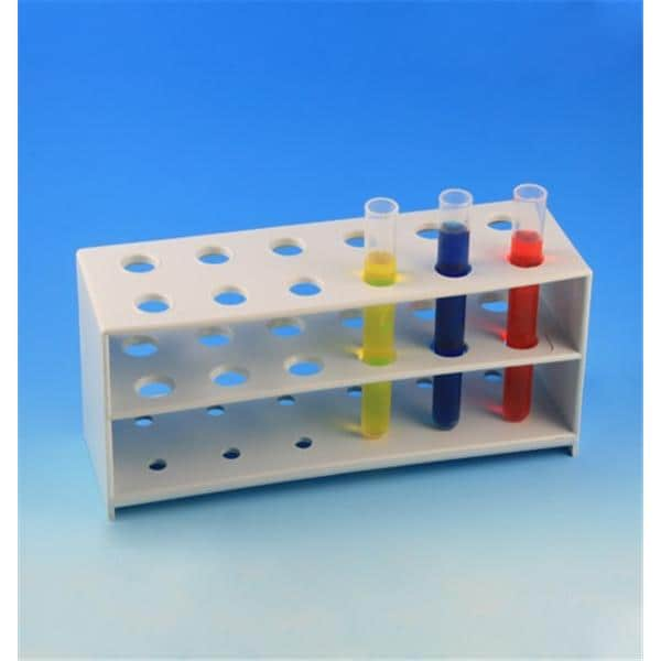 Test Tube Rack 12 Place White Ea