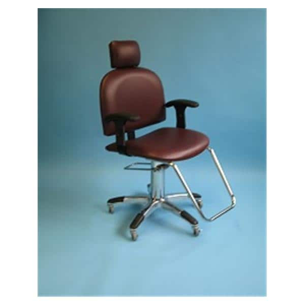 Mammography Chair Navy Adjustable With Caster Ea