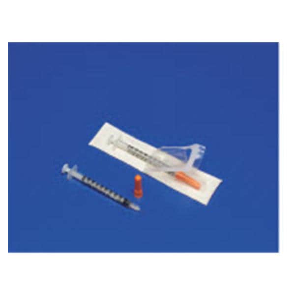 Monoject Insulin Syringe/Needle 28gx1/2" 1cc Conventional Low Dead Space 300/Ca