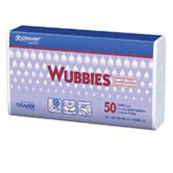 Wubbies Procedure Towel 2 Ply Tissue 12 in x 24 in White Disposable 500/Ca