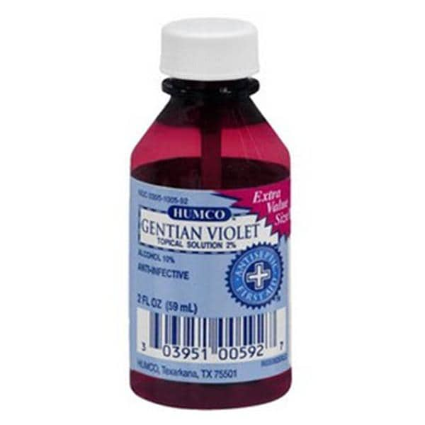 Gentian Violet Stain 2% 2oz 12/Ca