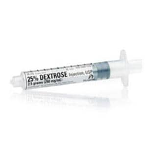 Dextrose Injection 25% PF Inf Plstc Ansyr Syringe 10mL 10/Package, 5 BX/CA