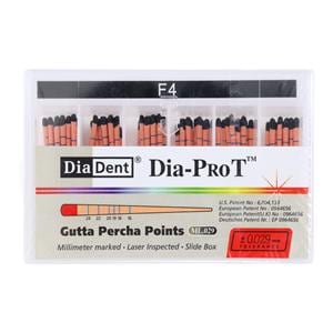 Dia-Pro T Hand Rolled Gutta Percha Points Millimeter Markings 60/Bx